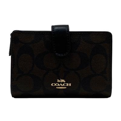 COACH メンズ二つ折り財布（小銭入れの有無：小銭入れ付き）｜財布