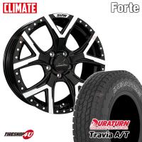 タイヤホイール4本セット CLIMATE Forte 16x7.0J 5/114.3 +38 BK DURATURN TRAVIA A/T 235/70R16 106T OWL | TIRE SHOP 4U 2号店