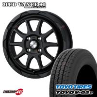 タイヤホイール4本セット MUD VANCE 06 12x4.00B 4/100 +40 FMB TOYO V-02e 145R12 6PR LT 軽トラック 軽バン ハイゼット | TIRE SHOP 4U 2号店