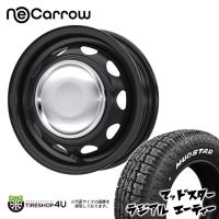 タイヤホイール4本セット NeoCarrow 12x3.5J 12/100/110/114.3 +34 SMB/CR MUDSTAR RADIAL A/T 145/80R12 80/78N 軽トラック 軽バン | TIRE SHOP 4U 2号店