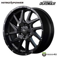 4本購入で送料無料 NITRO POWER DERINGER 17x6.5J 6/139.7 +38 SGB セミグロスブラック/フランジピアスドリルド 新品ホイール1本価格 【代引き不可】 | TIRE SHOP 4U 2号店