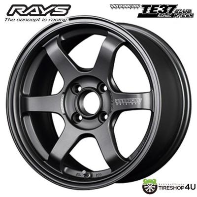 TE37 15インチ6.5J PCD100 4穴　4本タイヤセット RAYS TE37 レイズ 15インチ 6.5J +35 PCD100 4H VOLK Racing 4本