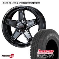 タイヤホイール4本セット KEELER TACTICS 16x7.0J 5/114.3 +38 GB DURATURN TRAVIA A/T 235/70R16 106T OWL デリカD5 など | TIRE SHOP 4U 2号店