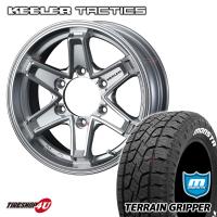 タイヤホイール4本セット KEELER TACTICS 17x7.5J 6/139.7 +40 HS MONSTA TERRAIN GRIPPER 265/65R17 116T XL RWL モンスタ ホワイトレター AT ハイラックス | TIRE SHOP 4U 2号店