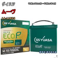 バッテリー GSユアサ ER-M-55/55B20L ダイハツ ムーヴ LA-L160S 平成14年10月〜平成16年4月 4WD 充電制御車 M-42タイプ 1309 | 3Link ヤフー店