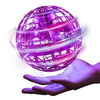Gimamaフライングボール ジャイロ 飛行ボールトイ UFOおもちゃ ブーメランスピナー LEDライト付き クリスマス人気プレゼント(パープル)… | 39SHOP