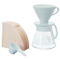 HARIO(ハリオ) V60セラミックドリッパー02セット 1-4杯用 ホワイト 日本製 XVDD-3012W | サンシーオンラインYahoo!店