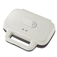 Toffy/トフィー ホットサンドメーカー K-HS4 (アッシュホワイト) 2枚焼き ミミまで焼ける ワイドプレート カンタン レトロ かわい | サンシーオンラインYahoo!店