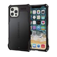 エレコム iPhone 12 / 12 Pro ケース Qi充電対応 ハイブリッド ZEROSHOCK 耐衝撃 スタンダード ブラック PM-A | サンシーオンラインYahoo!店