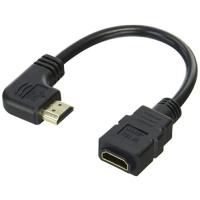 変換名人 ハイスピードHDMI ver1.4対応 延長ケーブル [ 右向きL型・オス - A・メス ] [ 20cm ] HDMI-CA20RL | サンシーオンラインYahoo!店