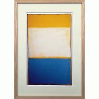 【bicosya/美工社】 Mark Rothko/マーク・ロスコ/ アートフレーム Yellow, White, Blue Over Yellow on Gray, 1954 | 三丁目商店ヤフー店