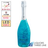 【光る！ LED付】マバム スパークリング ビーチ ルミナス　パイナップルフレーバー 7度 750ml【甘味果実酒】 | リカーズ スリーライン ヤフー店