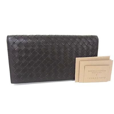 ボッティガ　長財布　こげ茶 ボッテガヴェネタ(BOTTEGA VENETA)|長財布(こげ茶)|HARDOFFオフ