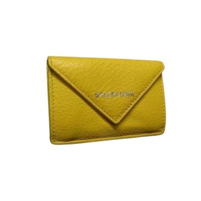 BALENCIAGA レディース三つ折財布（色：イエロー系）｜財布