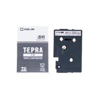 （まとめ）キングジム テプラTRテープ TT12K 透明に黒文字 12mm〔×3セット〕 | ケアショップ3to4