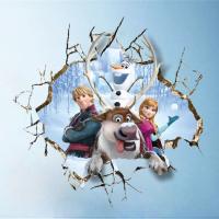 ウォールステッカー アナと雪の女王 3d壁シール ディズニー アニメ かわいい アナ雪 オラフ 模様替え 送料無料 1421 N M 通販 Yahoo ショッピング