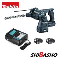 makita マキタ 充電式ハンマドリル HR244DRGX 18V ブルー バッテリー BL1860B×2個 充電器 DC18RF 動作確認済 【中古】 22606K400 マキタ（makita） makita 24mm 18V充電式ハンマドリル HR244DRGX B 青