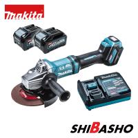 マキタ makita 40Vmax 180mmパドルスイッチ充電式ディスクグラインダ GA037GRMX バッテリBL4040×2 充電器DC40RA ケース付 | 柴商SHIBASHOプライム店