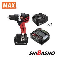 MAX（マックス） 充電式ドリルドライバ PJ-DD131-B2C/1850A(電池パック2個・充電器・ベルトフック・ケース付) | DIY・電動工具・大工道具の柴商SHIBASHO