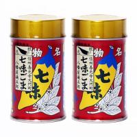 八幡屋礒五郎七味ごま缶入 60g (2缶, 七味ごま) | 4Speed Online Yahoo!店