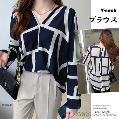 幾何学模様 ブラウスのおすすめ人気商品一覧 通販 - Yahoo!ショッピング