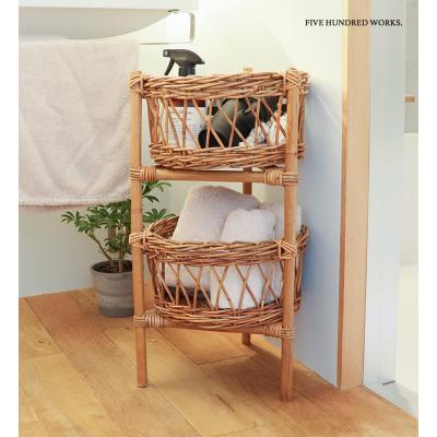 2段（素材：籐、ラタン）のおすすめ人気商品一覧 通販 - Yahoo