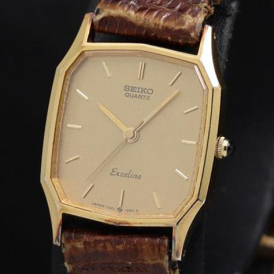 SEIKO エクセリーヌ 7321-6600 ゴールド レディース腕時計