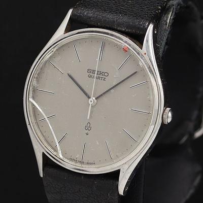 SEIKO シャリオ 手巻き シルバー文字盤 ラウンド ローマン メンズ腕時計 SEIKO セイコー シャリオ ローマン ラウンド 手巻き メンズ