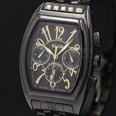 エルジン　クロノグラフ　クォーツ エルジンクロノグラフ（腕時計、懐中時計） | ファッション の