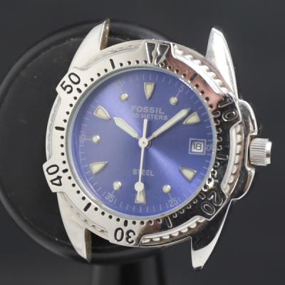 FOSSIL 腕時計、懐中時計（ベルトカラー：ブルー系）｜ファッション