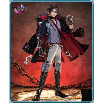 五次元 猫屋小舗 原神 ディルック 衣装一式 猫屋小舗 原神 コスプレ ディルック 殷紅終夜 衣装 ※ウィッグ 靴 追加