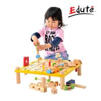 在庫限り 知育玩具 アイムトイ カーペンターテーブル エデュテ おもちゃ 木製玩具 大工 工具 ワークベンチ ギフト  誕生日 プレゼント 