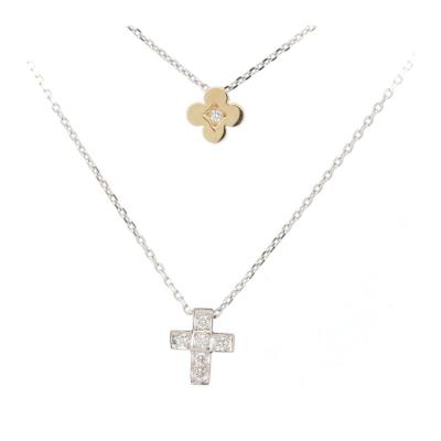 MIKIMOTO ネックレス、ペンダント（モチーフ：クロス、十字架