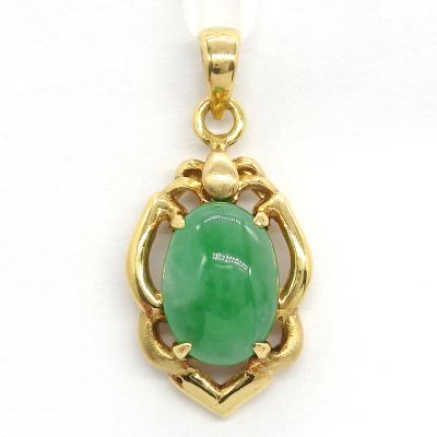 ペンダントトップ 18金（石素材：翡翠）のおすすめ人気商品一覧 通販