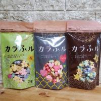 カラふルハート カラふル星  カラふル花 【3種類】 常陸屋本舗 かわいいお麩のセット 20g 各1袋 3袋セット 麩 お麩 | 89ぶんちゃん