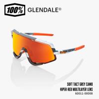 100%（ワンハンドレッド） Glendale - Soft Tact Grey Caom / HiPER Red Multilayer  Mirror Lens 60011-00008 スポーツサングラス | 89キングダム