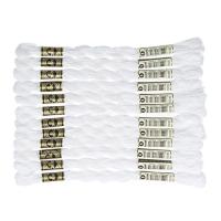DMC コットンパール 刺繍糸 12束入 5番 #B5200 ホワイト系 DMC115-5B | 968SHOP