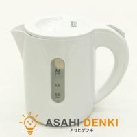 ヒロコーポレーション 電気ポット KTK-08WH 0.8L ホワイト 卓上ケトル 湯沸しケトル コンパクト 800ml 湯沸し器 湯沸し機 保温 | インボイス対応 アサヒデンキヤフー店
