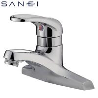 SANEI ツーホールシングルレバー洗面混合栓 K57CNP-13 水栓金具 洗面用水栓 洗面所用 三栄水栓 | Livtecリブテック