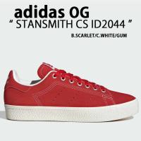 adidas Originals アディダス オリジナルス スニーカー STAN SMITH CS COLLEGE SCARLET GUM ID2044 スタンスミス スウェードシューズ スウェードスニーカー | セレクトショップ a-dot