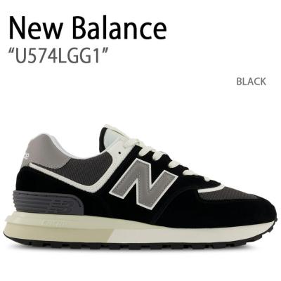 ニューバランス 574 厚底 黒 スニーカー 25cm New Balance 574 厚底スニーカー Black (New Balance/スニーカー