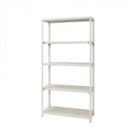 スチールラック　NC1200-24-5段 間口1200×奥行450×高さ2400mm　ホワイト 代引き不可 | A-life Shop
