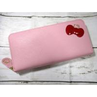 新品　サンリオ本革　長財布　1点　HELLO KITTY ハローキティ HELLO KITTY ラウンドファスナー長財布 札入れ