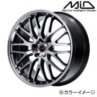 MID マルカサービス アルミホイール1本 VERTEC ONE EXE10 V Selection 19インチ リム幅8.0 inset+42 5H PCD114.3 ブラック/ミラーカット | アットマックス@