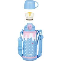 サーモス 水筒 真空断熱2ウェイボトル 0.8L/0.83L ブルーピンク 直飲み コップ付き 子供用 通園通学 FJJ-801WF BLP | アールツー