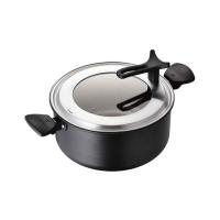 両手鍋 26cm とっても軽い両手鍋 IH対応 ガラス蓋付き 貝印 000DW5646 60-1144-79 | A1ショップ 土日・祝日・夏季・年末年始休業