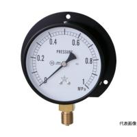 右下精器製造 一般圧力計 B枠立型・φ100 圧力レンジ0.0〜0.60MPa G421-211-V-0.6MP (61-1878-35) | A1 ショップ 休業日土日・祝日