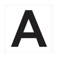トラスコ中山 表示板 アルファベット「A」 420X420 TAEH-A (61-2738-88) | A1 ショップ 休業日土日・祝日