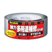 スリーエム スコッチ 強力多用途補修テープ 48mm×27m シルバー DUCT-27 (61-2772-23) | A1 ショップ 休業日土日・祝日