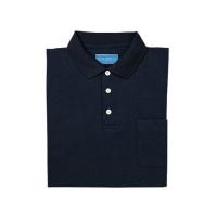 KAZEN ポロシャツ半袖 黒 4L 237-29 4L (61-9861-55) | A1 ショップ 休業日土日・祝日